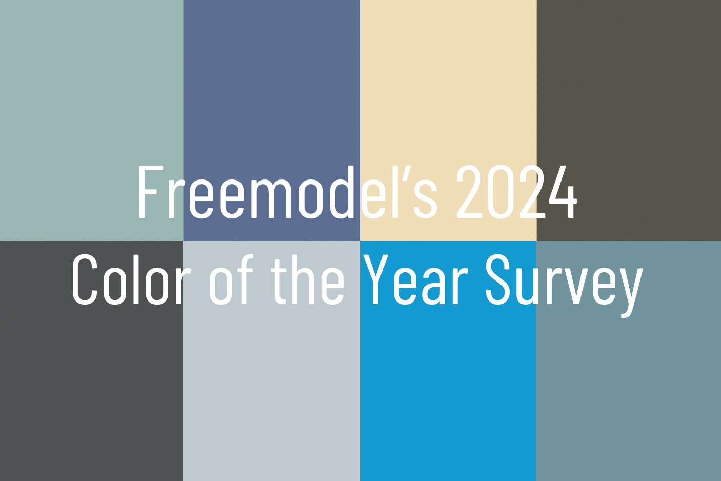 Freemodel Designers and Project Directors Vote on the 2024 Color of the Year